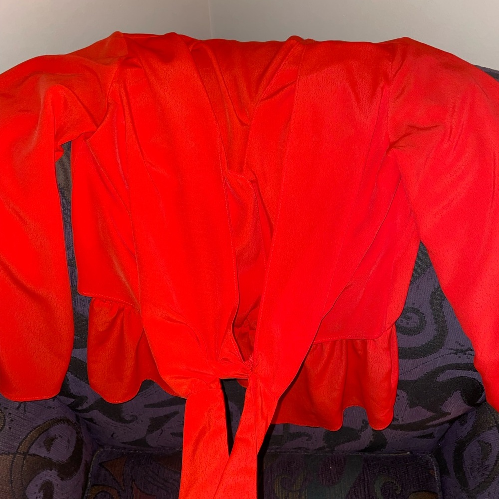 Top Shop red blouse